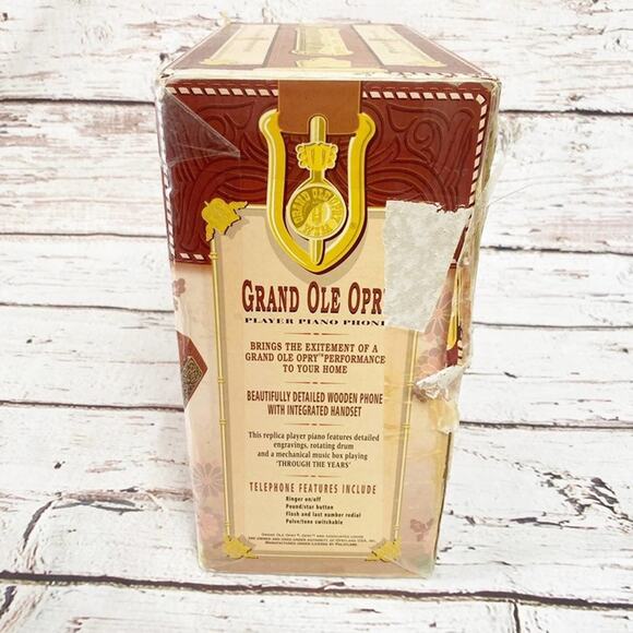 Vintage Grand Ole Oprey Wooden Piano Phone 1996 - Picture 3 of 11